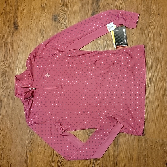 Ariat Tops - NWT Ariat Sunstopper Heat Series 1/4 Zip Riding Shirt